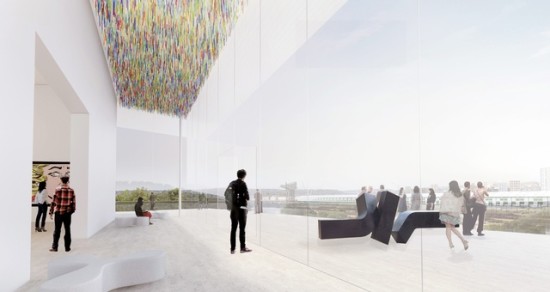 SANAA设计的新画廊空间。(由SANAA通过新南威尔士州美术馆提供)