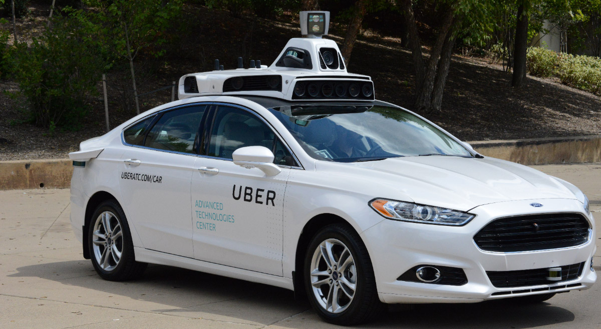 Uber品牌的自动驾驶汽车。（优步提供）