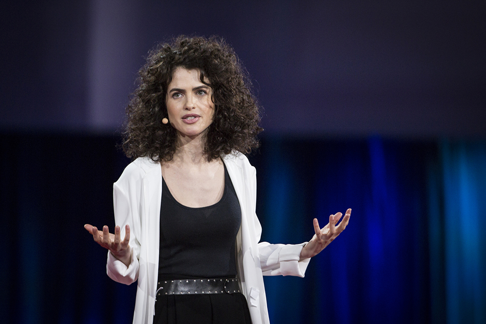 Neri Oxman speaks at TED2015 (James Duncan Davidson/TED)