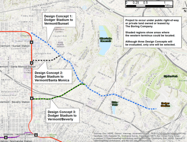 这张地图显示了拟建的地下超级高铁线路的潜在路线