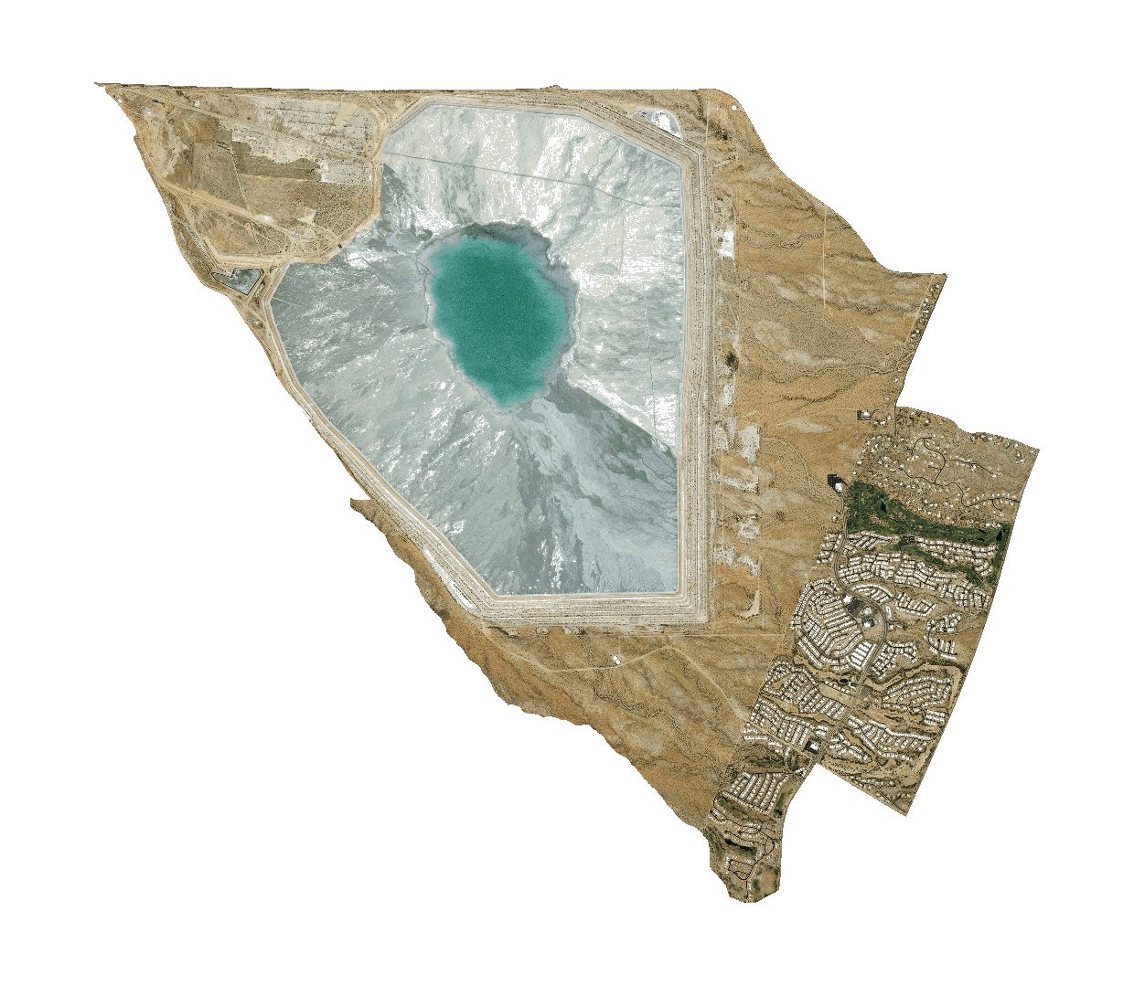 亚利桑那州皮马县43.28号人口普查区的卫星照片