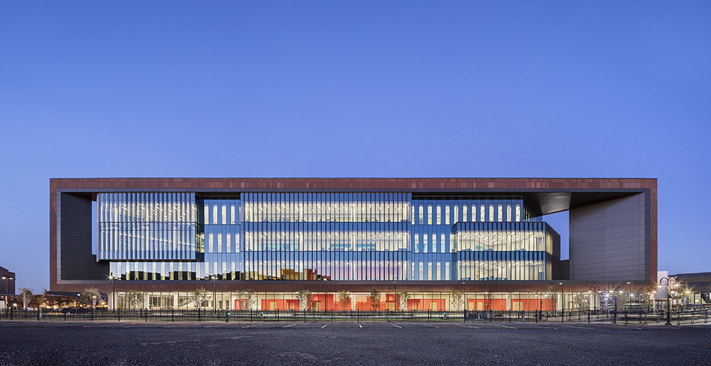 Photo of Rutgers School of Nursing and Science designed by Perkins Eastman