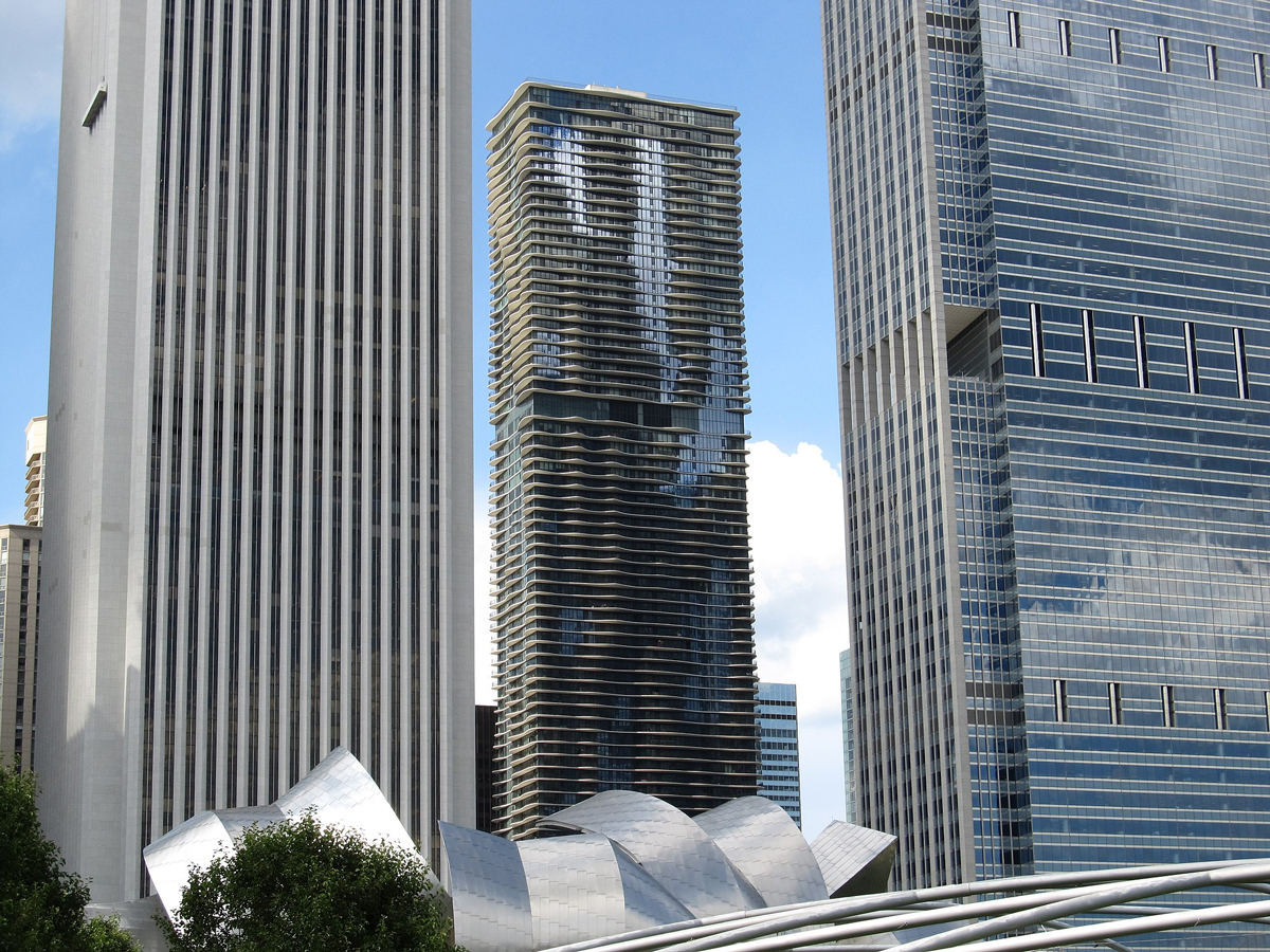 芝加哥水塔的照片