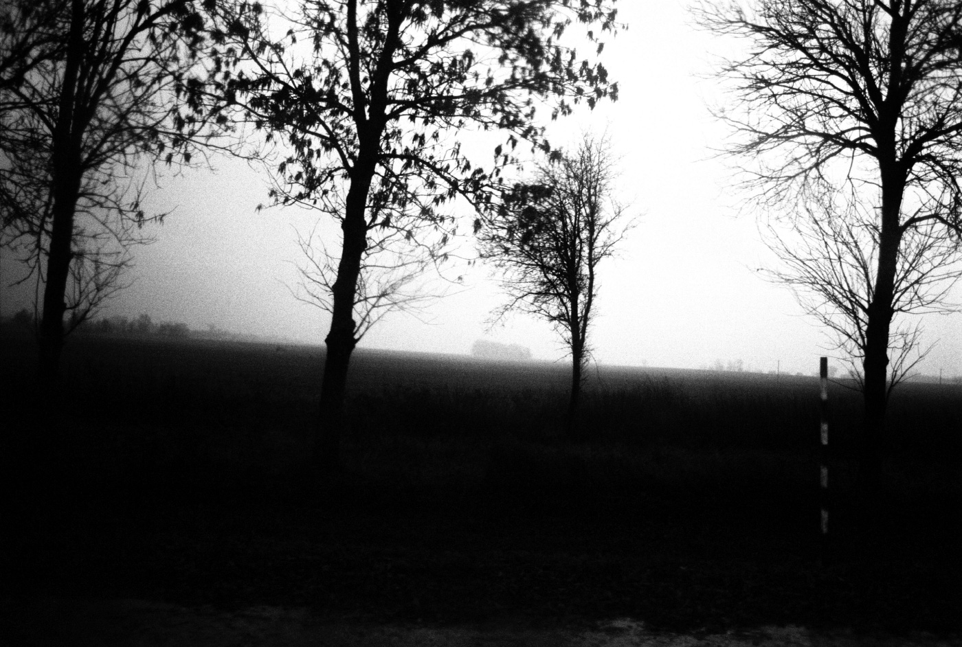 黑白照片的切尔诺贝利景观
