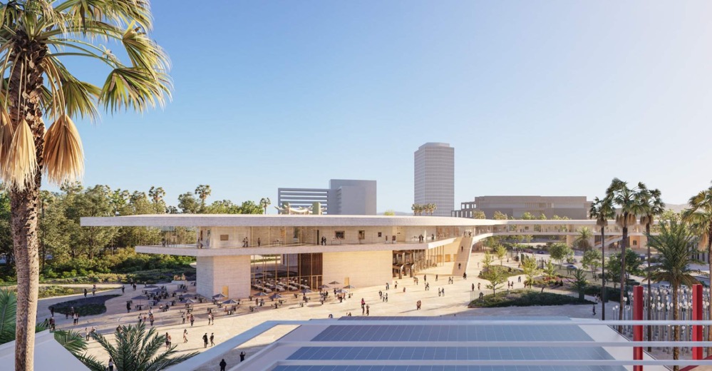 洛杉矶LACMA新校区效果图。