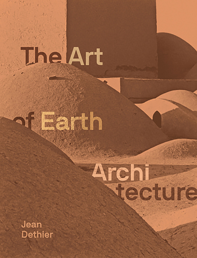 《大地建筑艺术》书的棕褐色封面