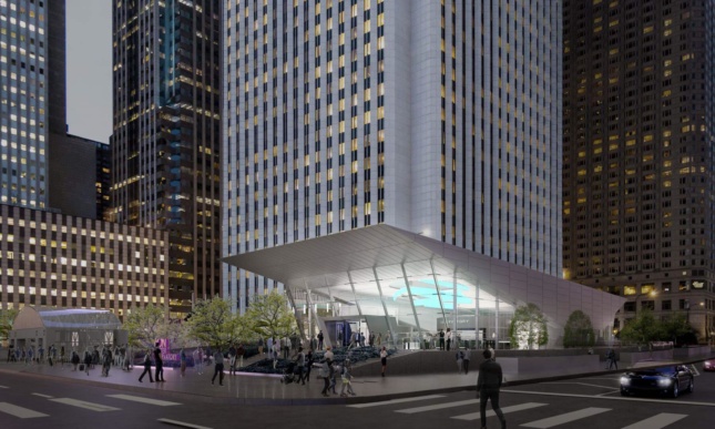 芝加哥怡安中心(Aon Center)获批建造观景台和1100英尺(约441米)的外部电梯