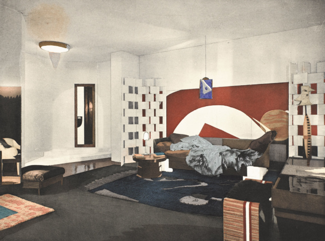 艾琳·格雷设计的卧室