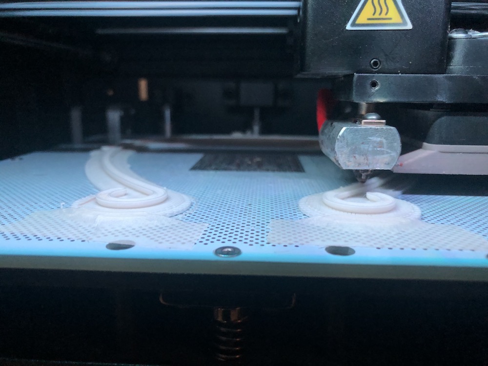 3D printing a visor component for a DIY face shield