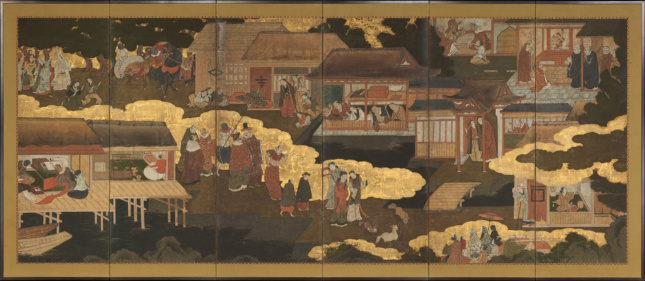 大都会艺术博物馆的17世纪日本挂毯