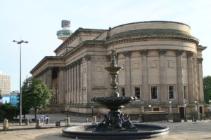 英国利物浦一座历史悠久的图书馆建筑