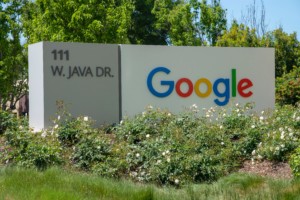 谷歌公司路牌照片