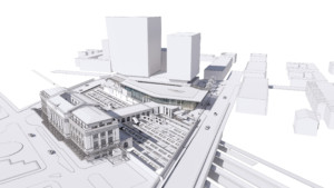 gensler为巴尔的摩设计的新美铁中央车站效果图