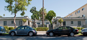 洛杉矶的平房庭院，洛杉矶低层住宅的一个例子