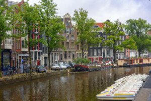 阿姆斯特丹运河的图片