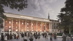 马德里历史悠久的普拉多博物馆建筑的重新设计外观