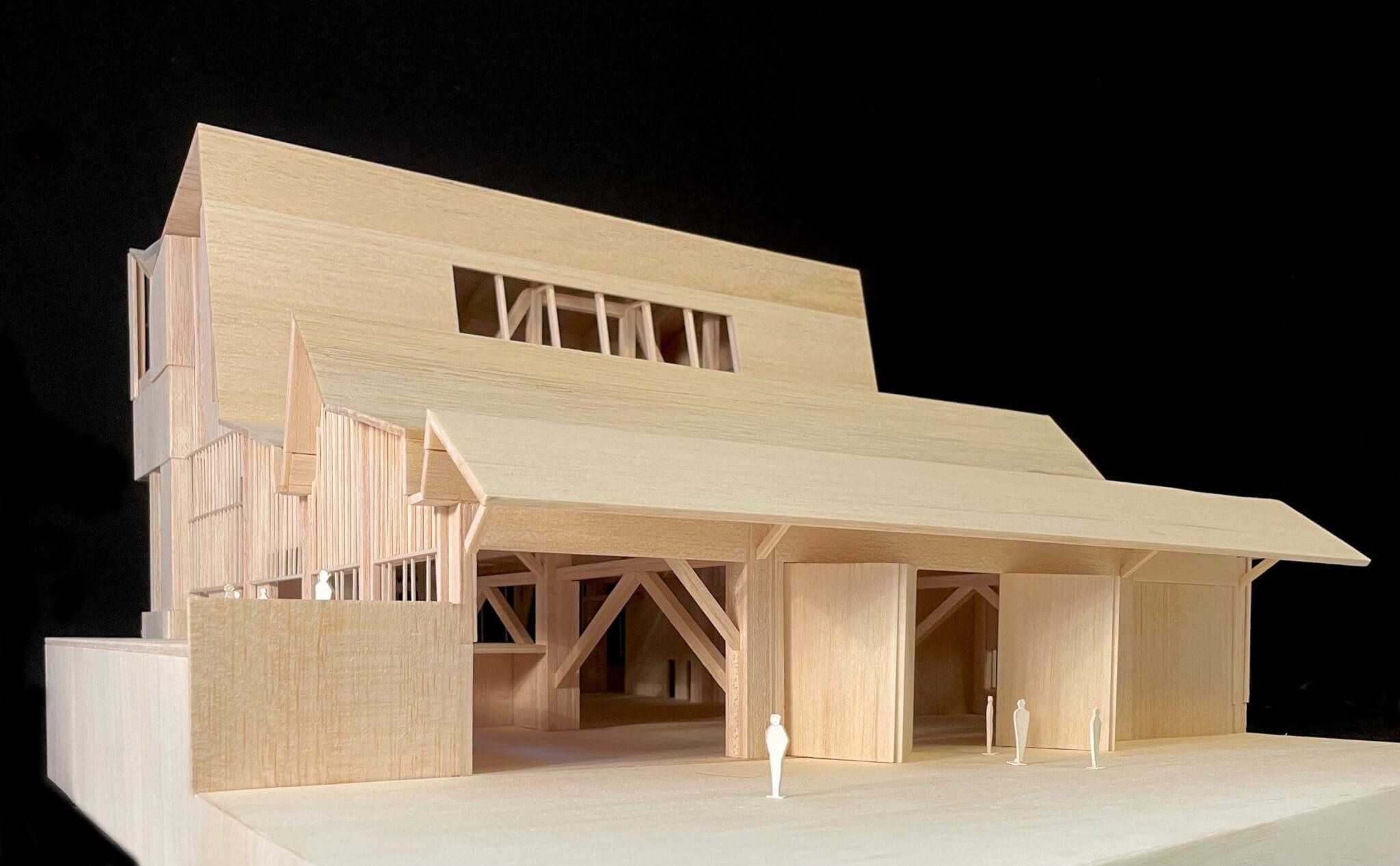 木质建筑模型