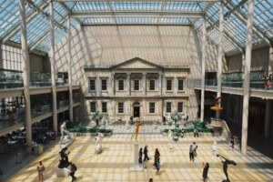 大都会艺术博物馆中庭的内部视图