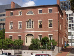 波士顿的一栋历史悠久的砖建筑，奥蒂斯之家