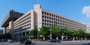 华盛顿联邦调查局总部的外部
