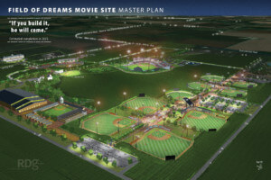 rendering of a baseball desination master plan