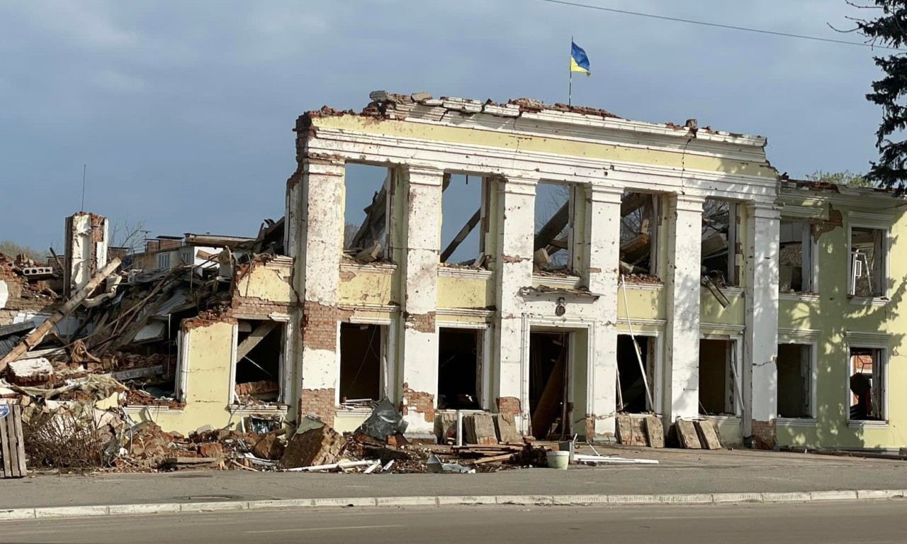 乌克兰受损建筑