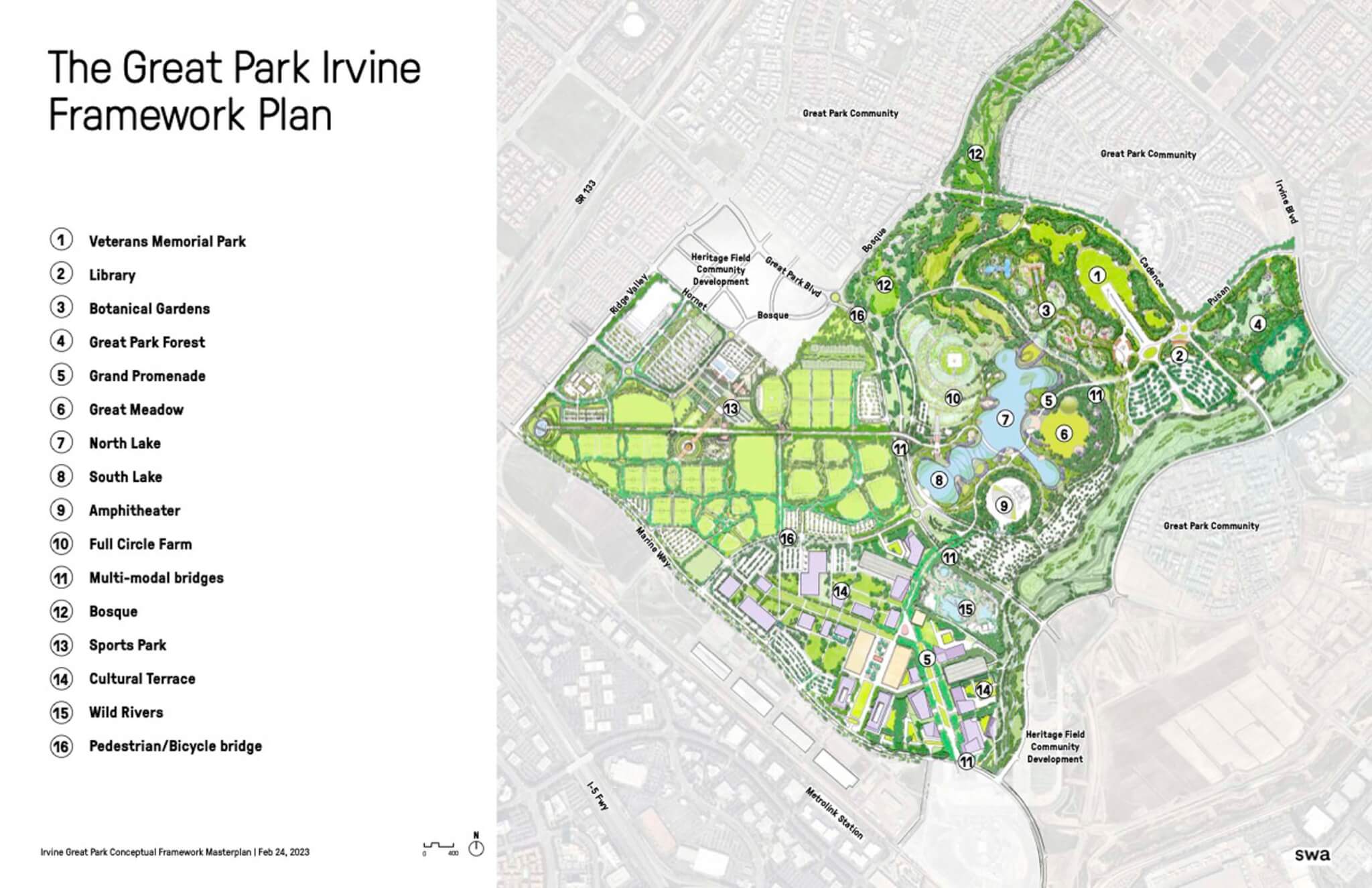 拟建公园的平面图