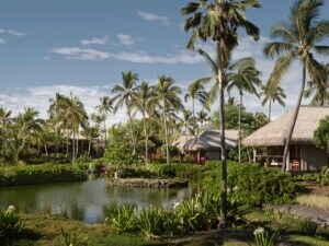 Kona Village huts designed by Walker Warner