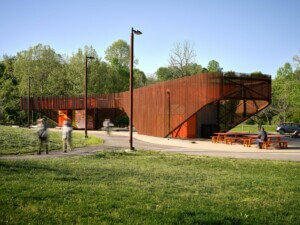 new pavilion in Baker Creek Reserve